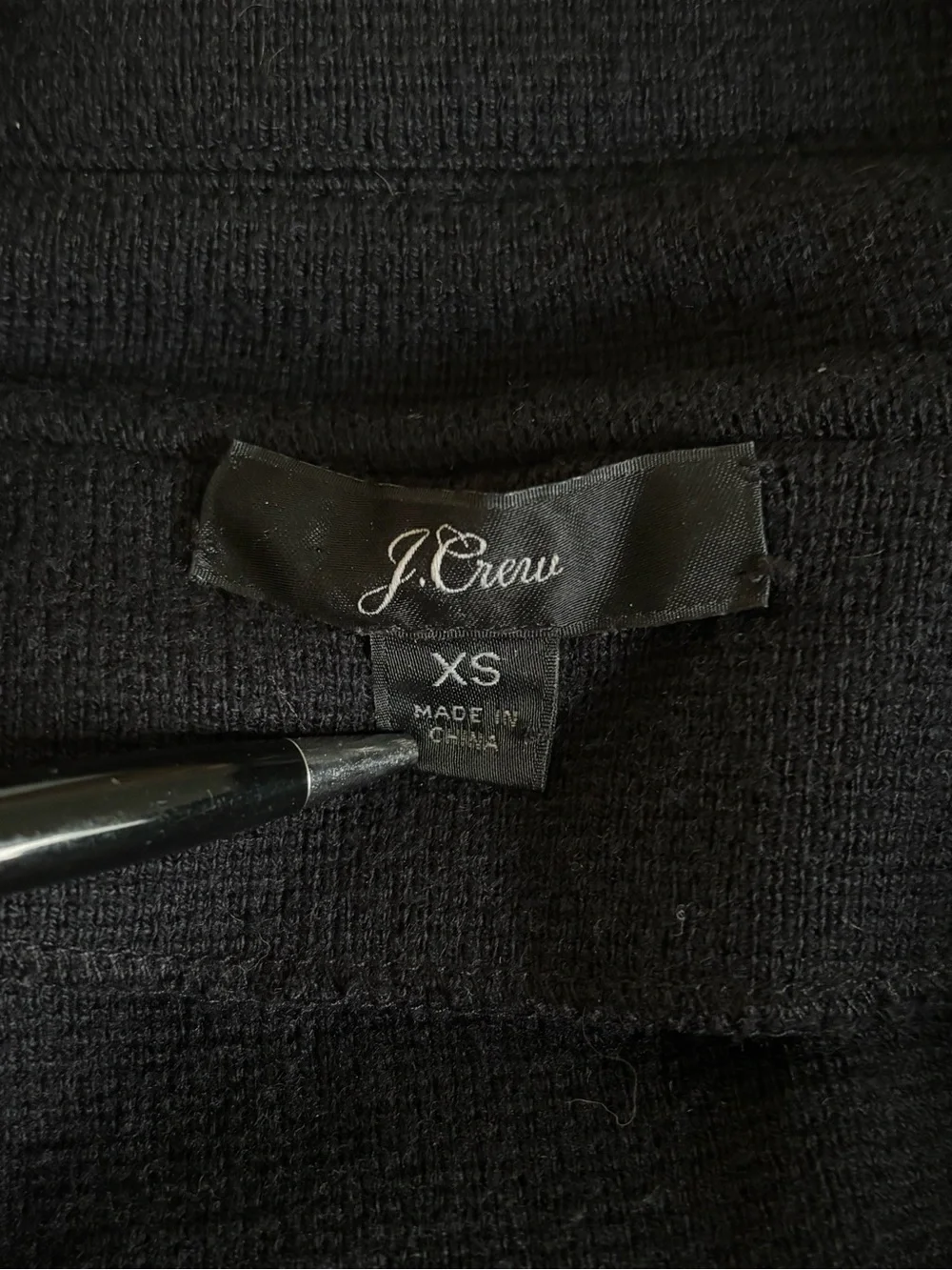 J. Crew Sophie Cardigan Blazer Black Merino Wool  XS Minimalist